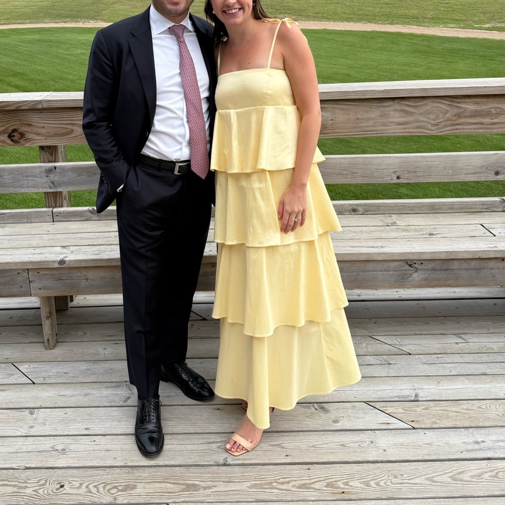 Show Me Your MuMu Yellow Maxi Dress